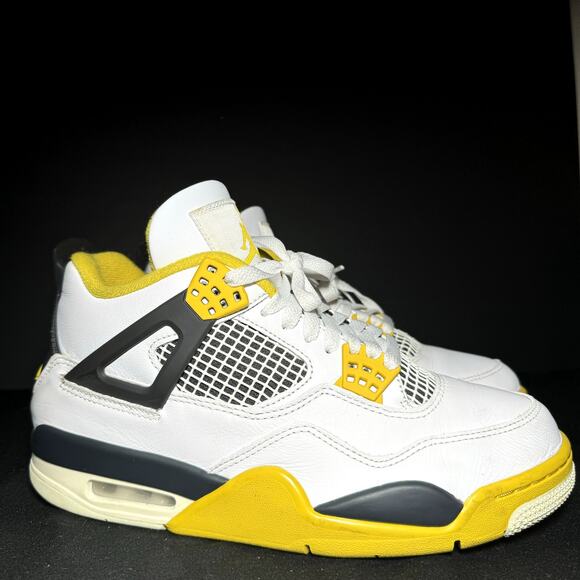 Size 9.5 - Wmns Nike Air Jordan 4 Retro Vivid Sulfur Women's Shoes